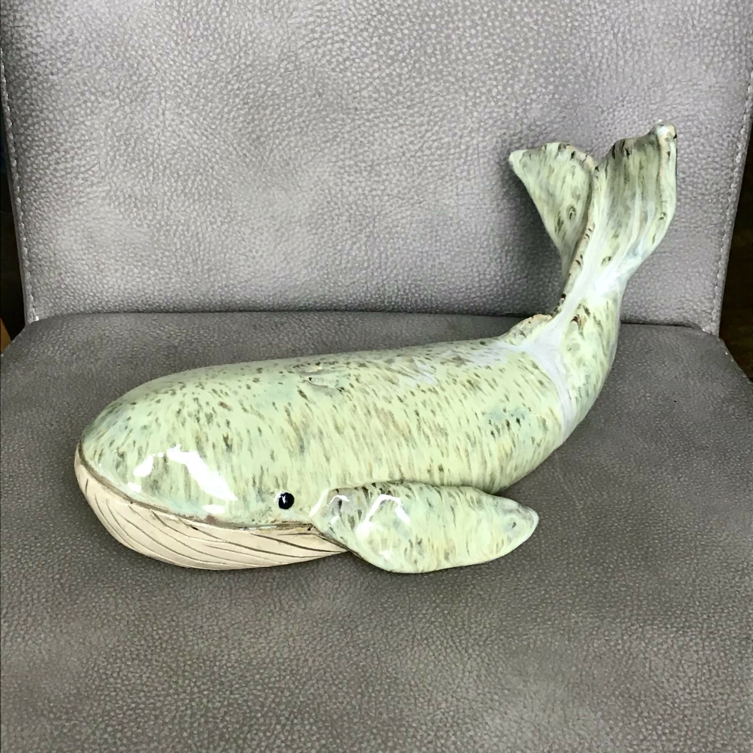 Large Ceramic Whale