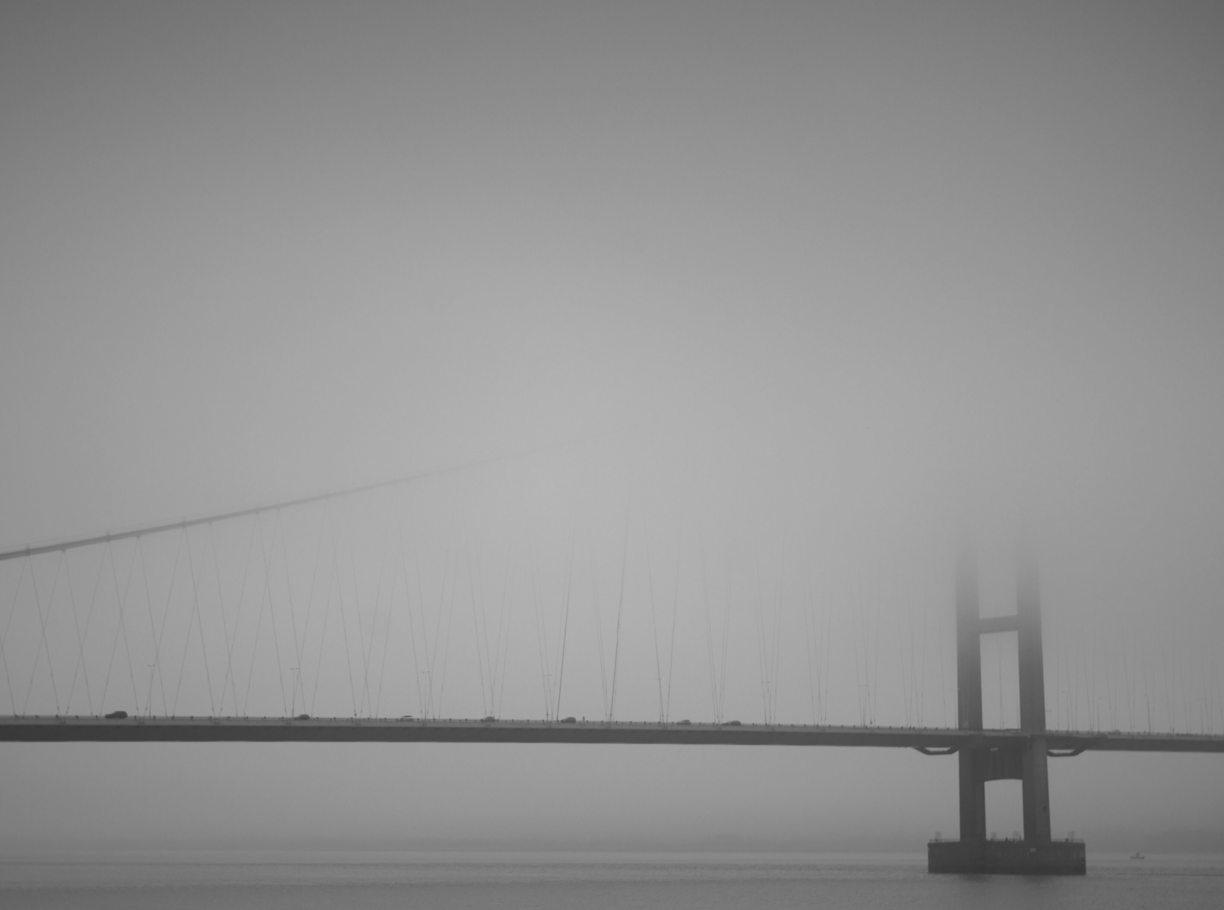 Foggy Humber Bridge 41x31 mount