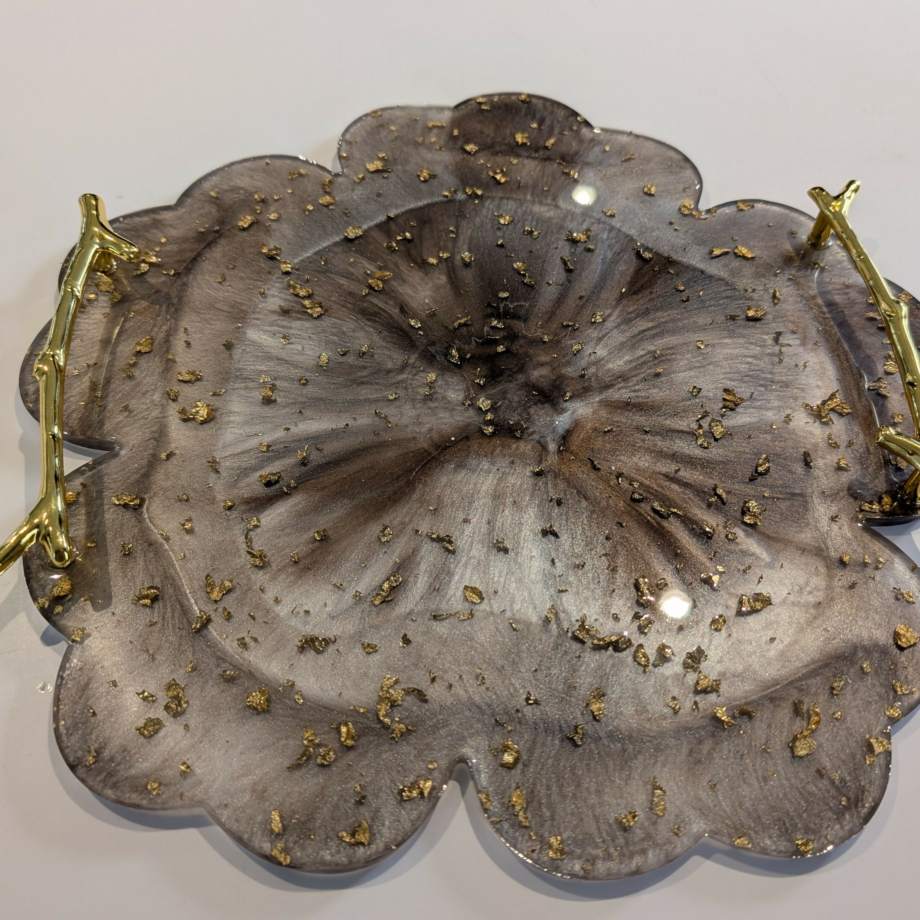 HANDMADE FLOWER SHAPED TRAY
