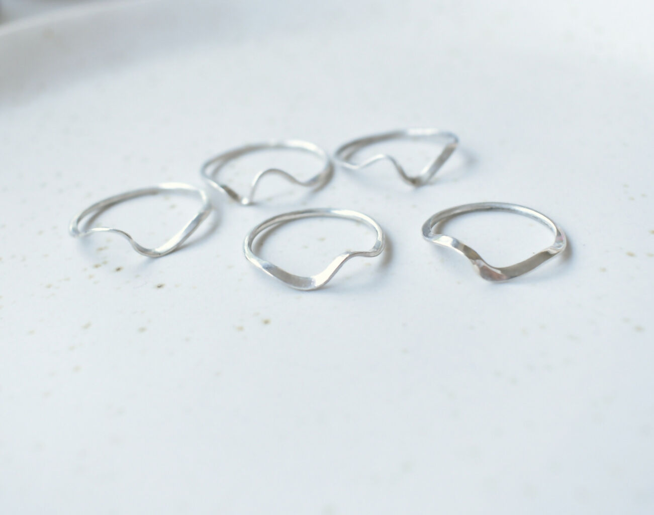 Sterling Silver Wave Ring