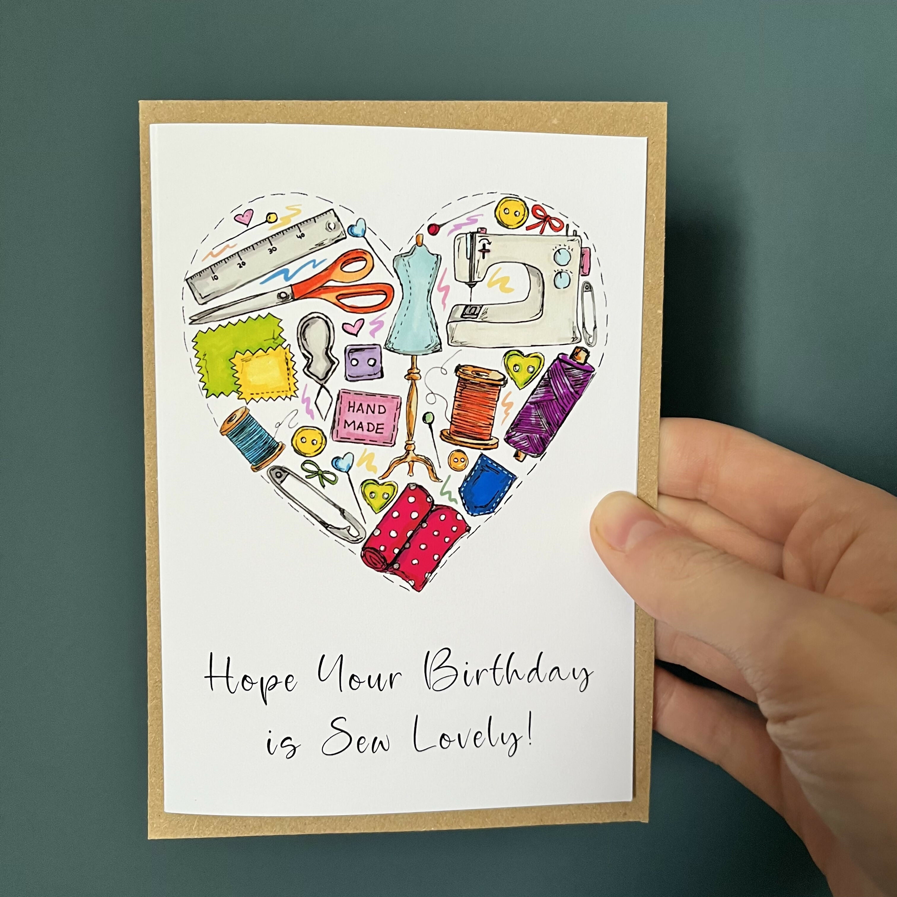 Sew Lovely Birthday Card