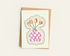 Tulip Flower Vase Greetings Card