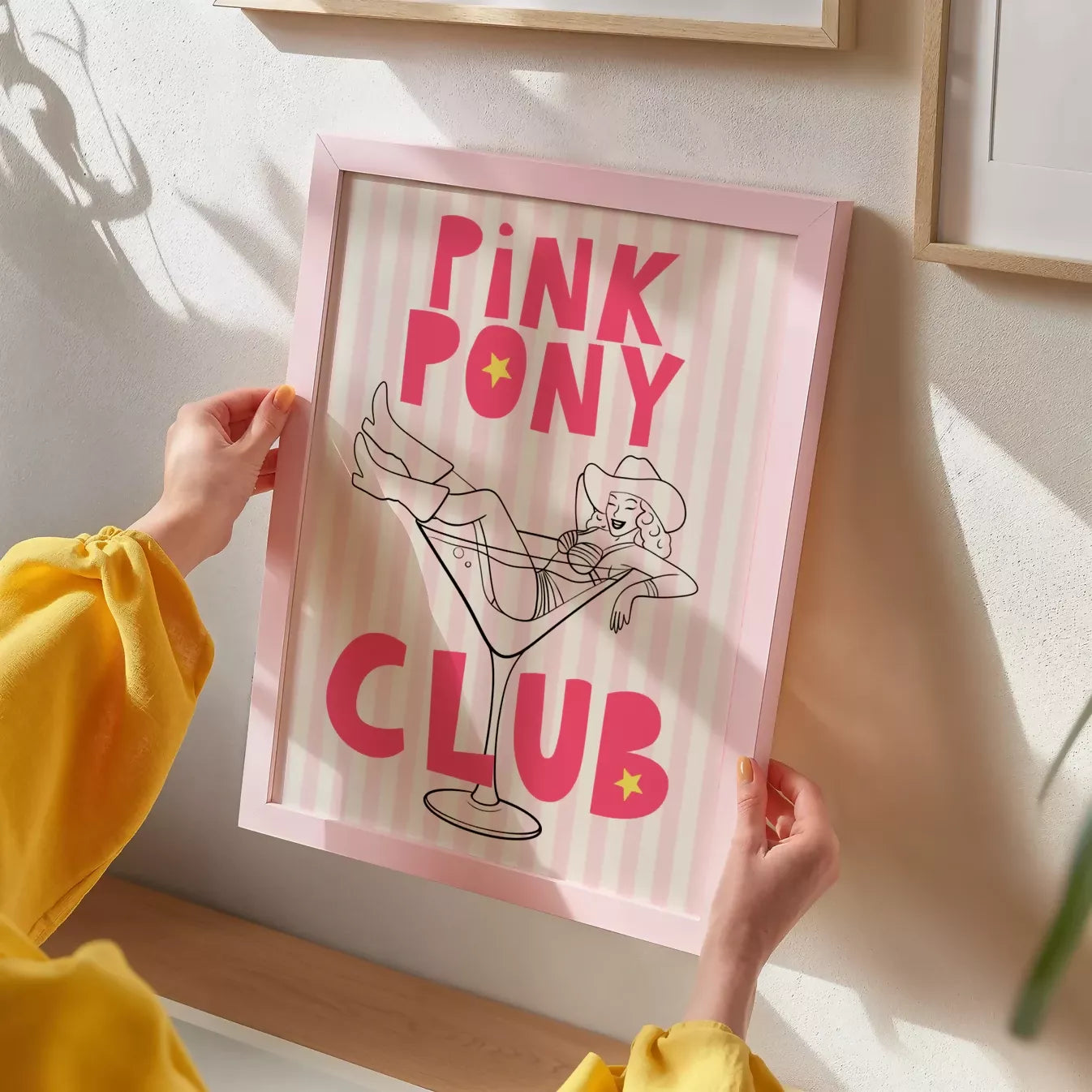 PINK PONY CLUB WALL ART PRINT