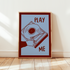 Play Me Record Player Print