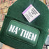 Na' Then Cuffed Rectangular Patch Beanie Hat