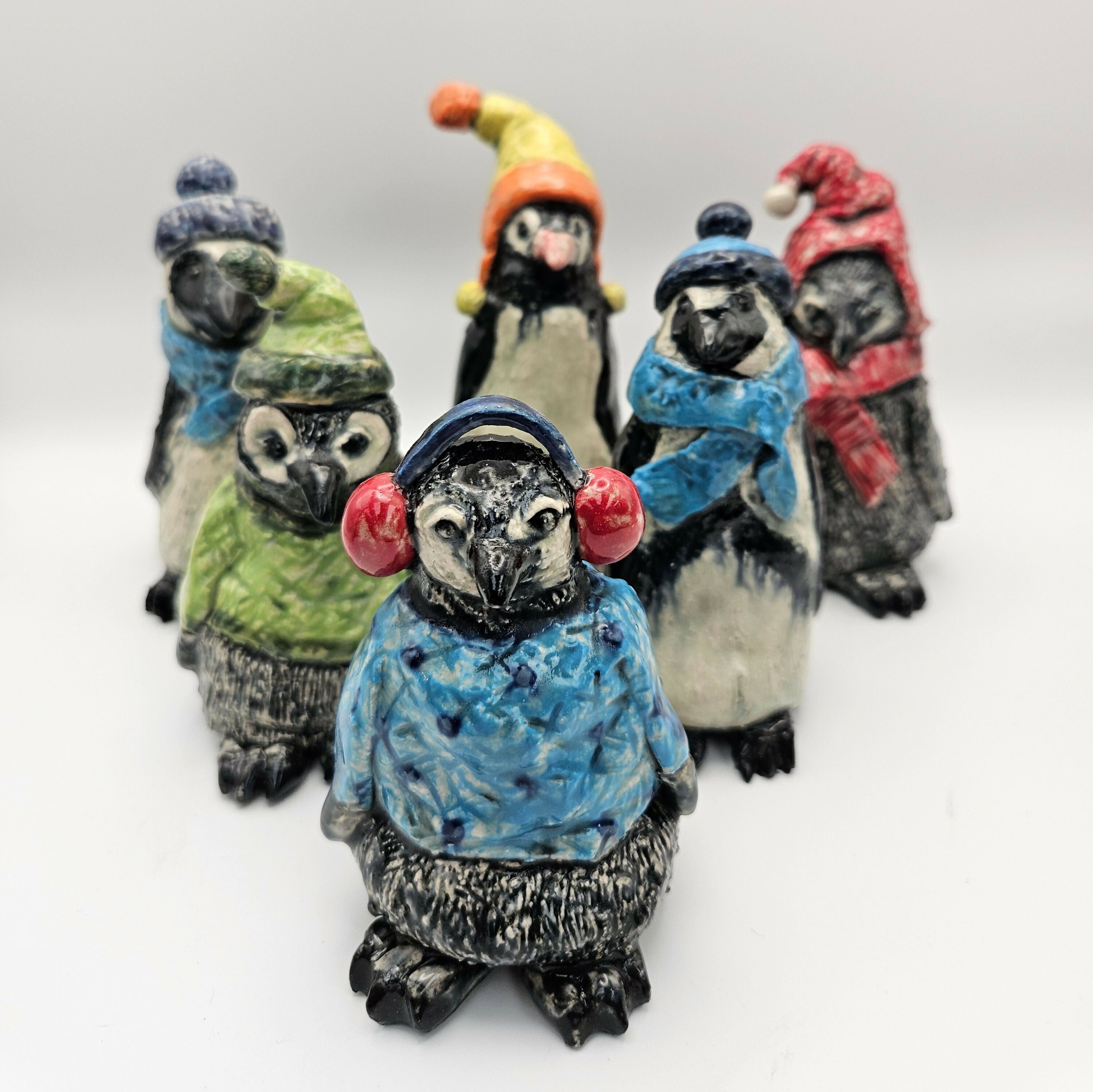ENCHANTING CERAMIC PENGUINS