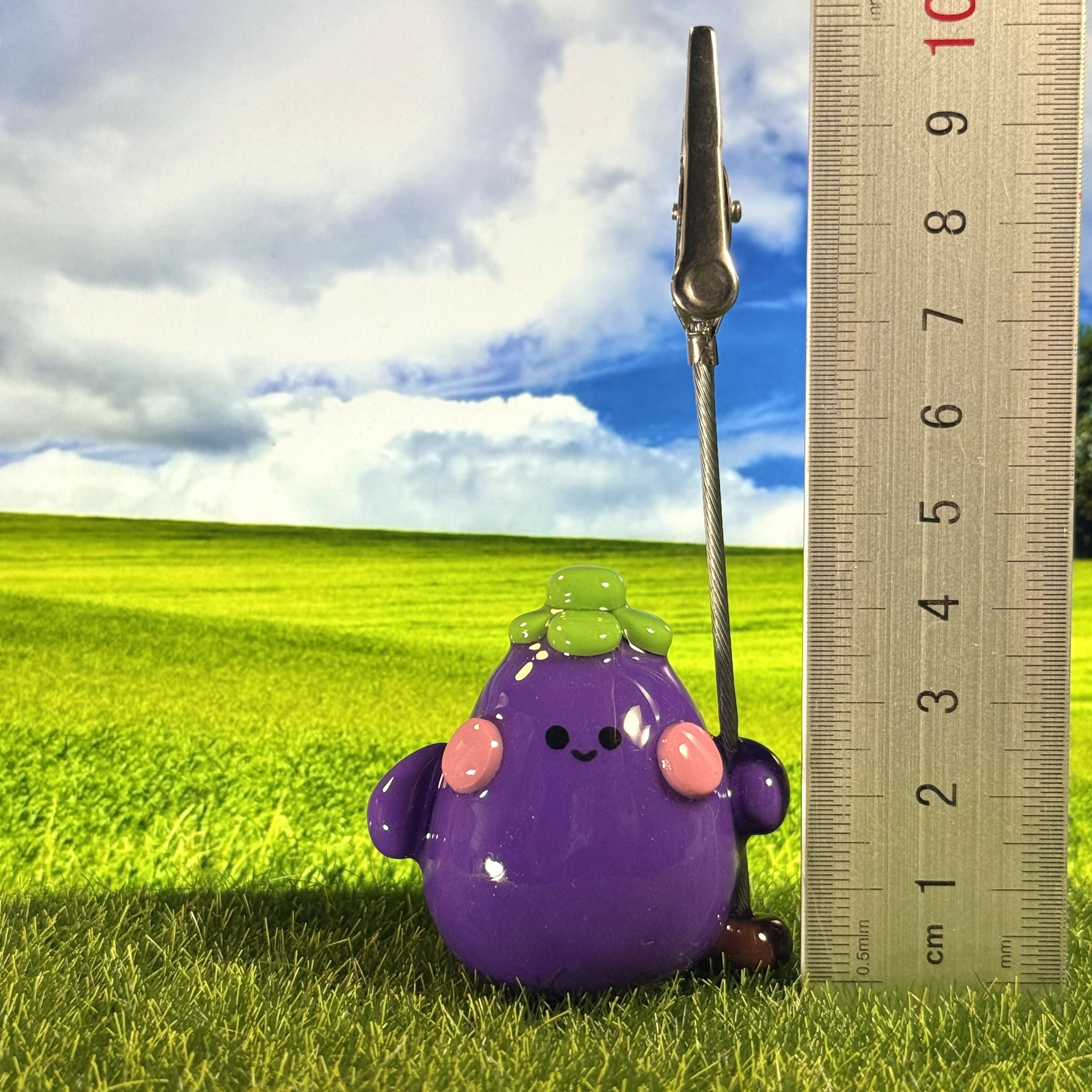 Happy Aubergine Friend Memo Holder