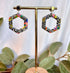 Funky Pattern Collection - Hexagon Polymer Clay Earrings