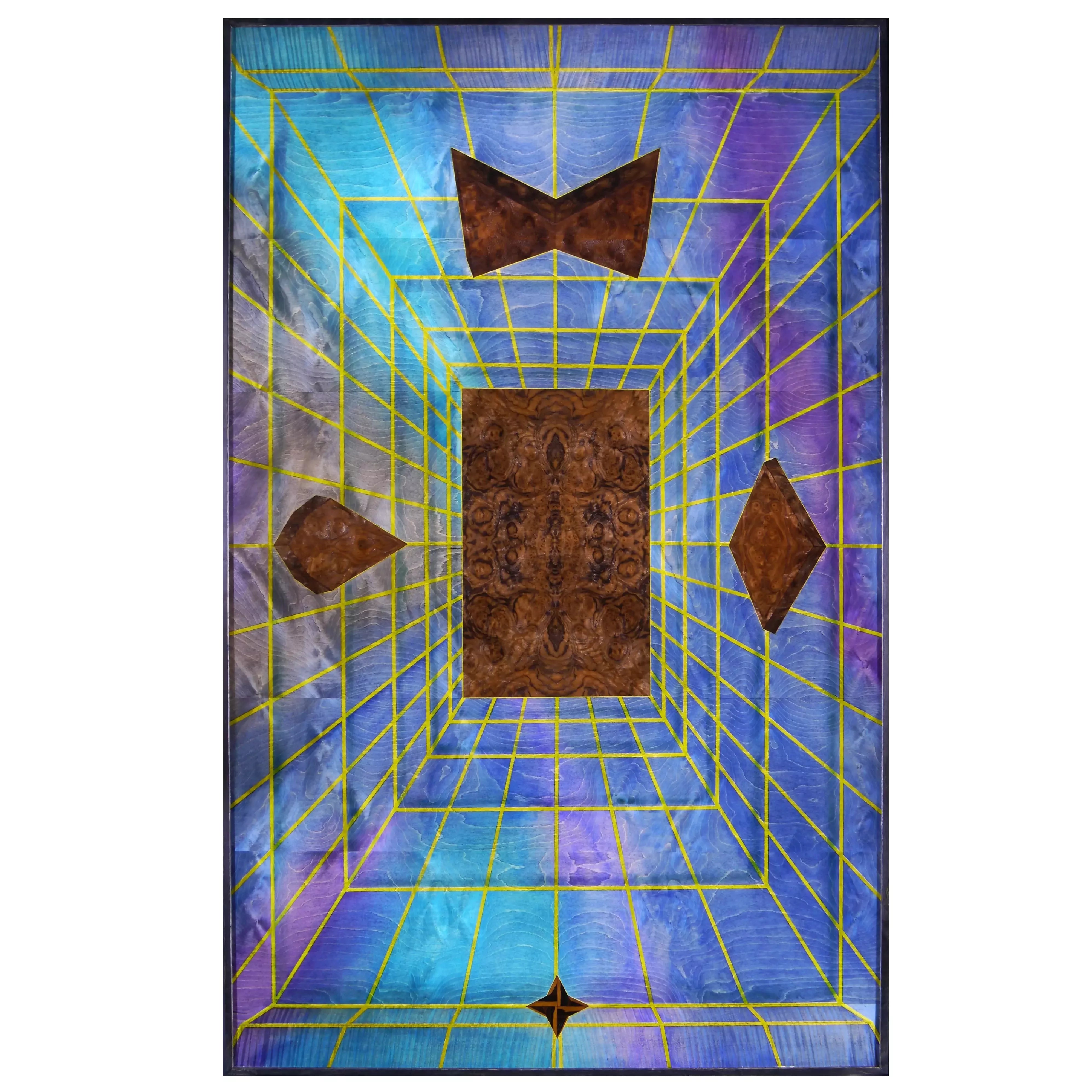 Innerysm: Humble — Original Artwork (Marquetry on Panel) by Elementa Laudis