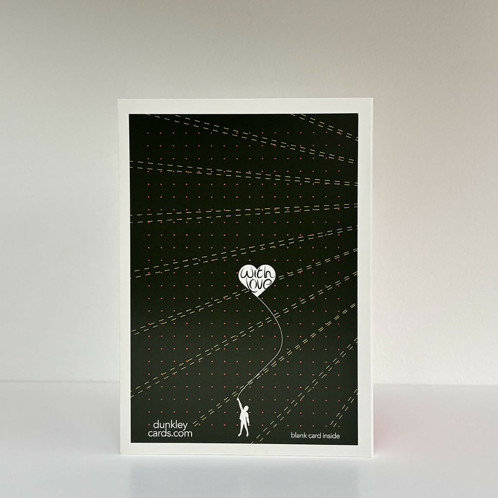 Christmas Star - Red Christmas Card