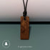 Natural Grain Wood Pendant
