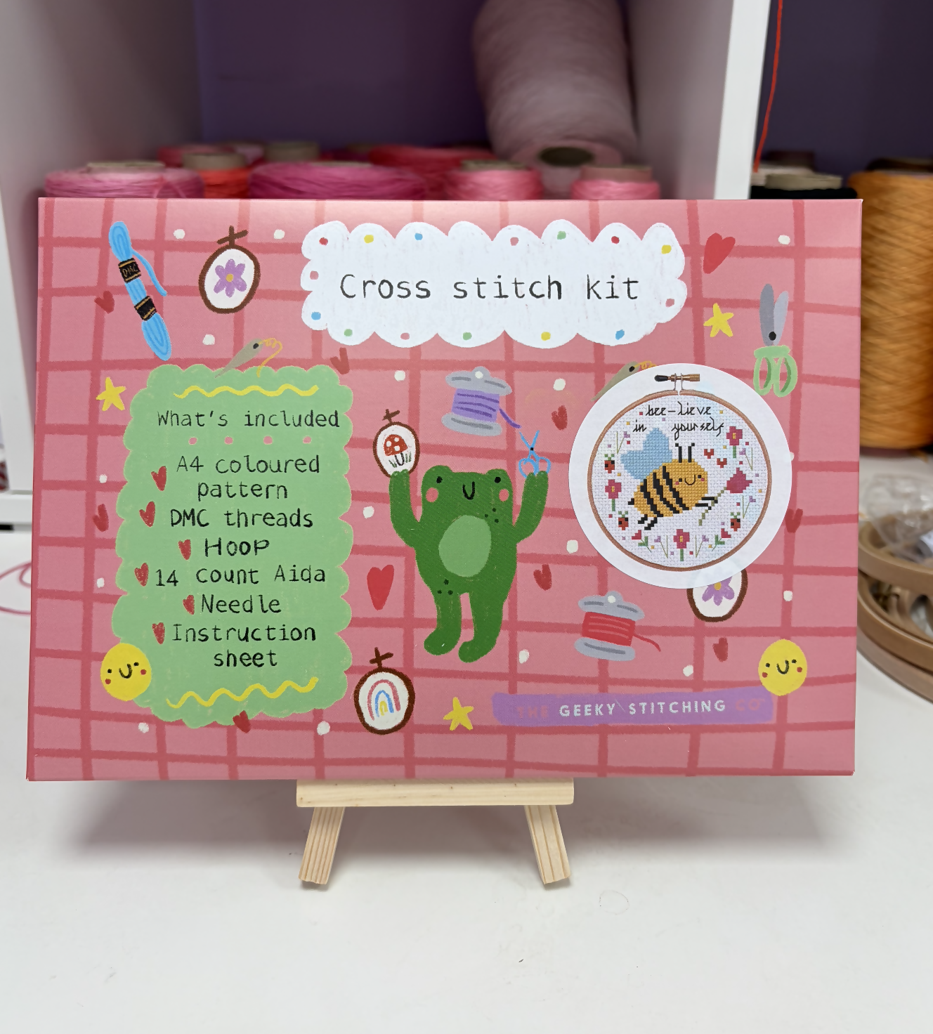 Bee-lieve In Yourself *Cross Stitch Kit*