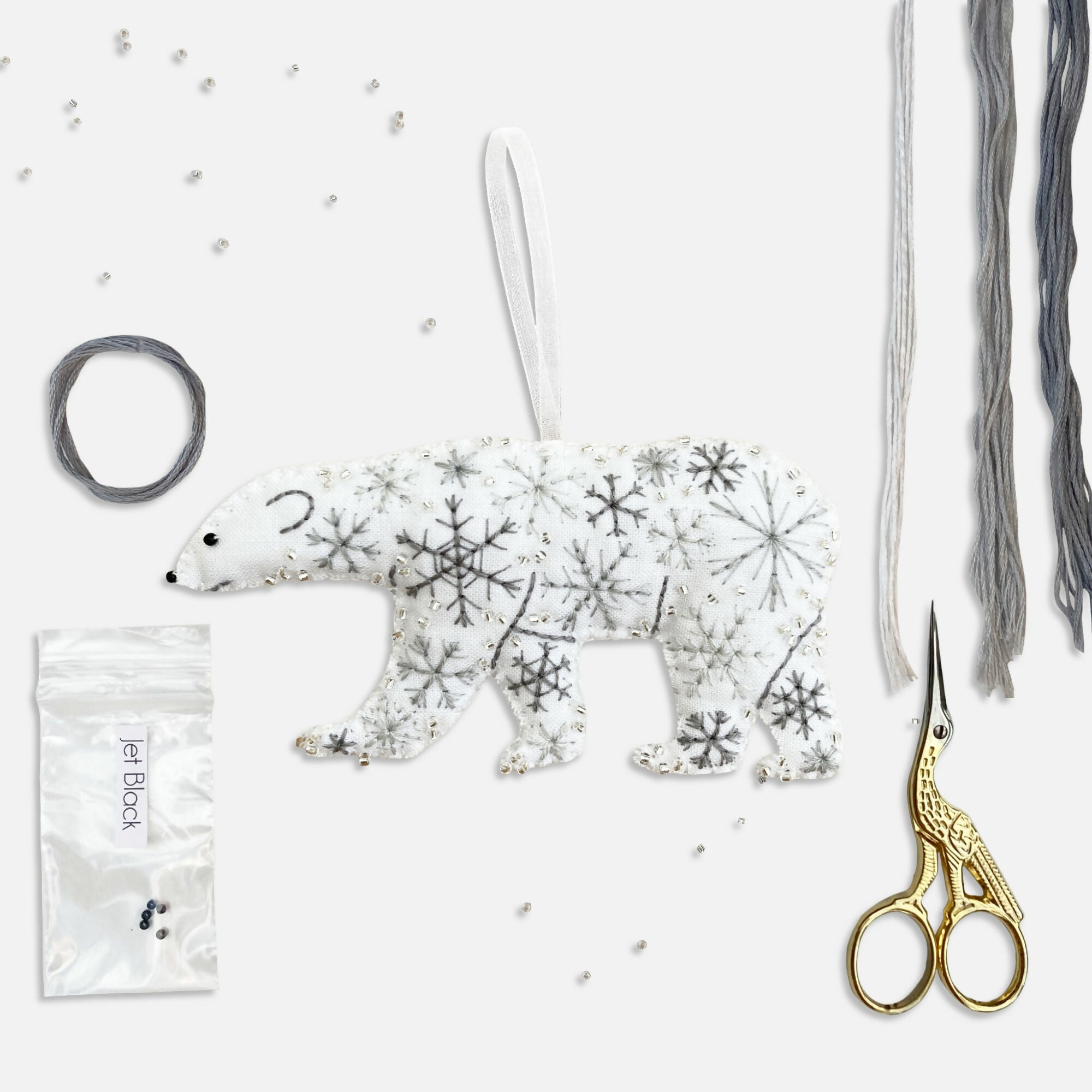 Polar Bear Decoration Sewing Kit