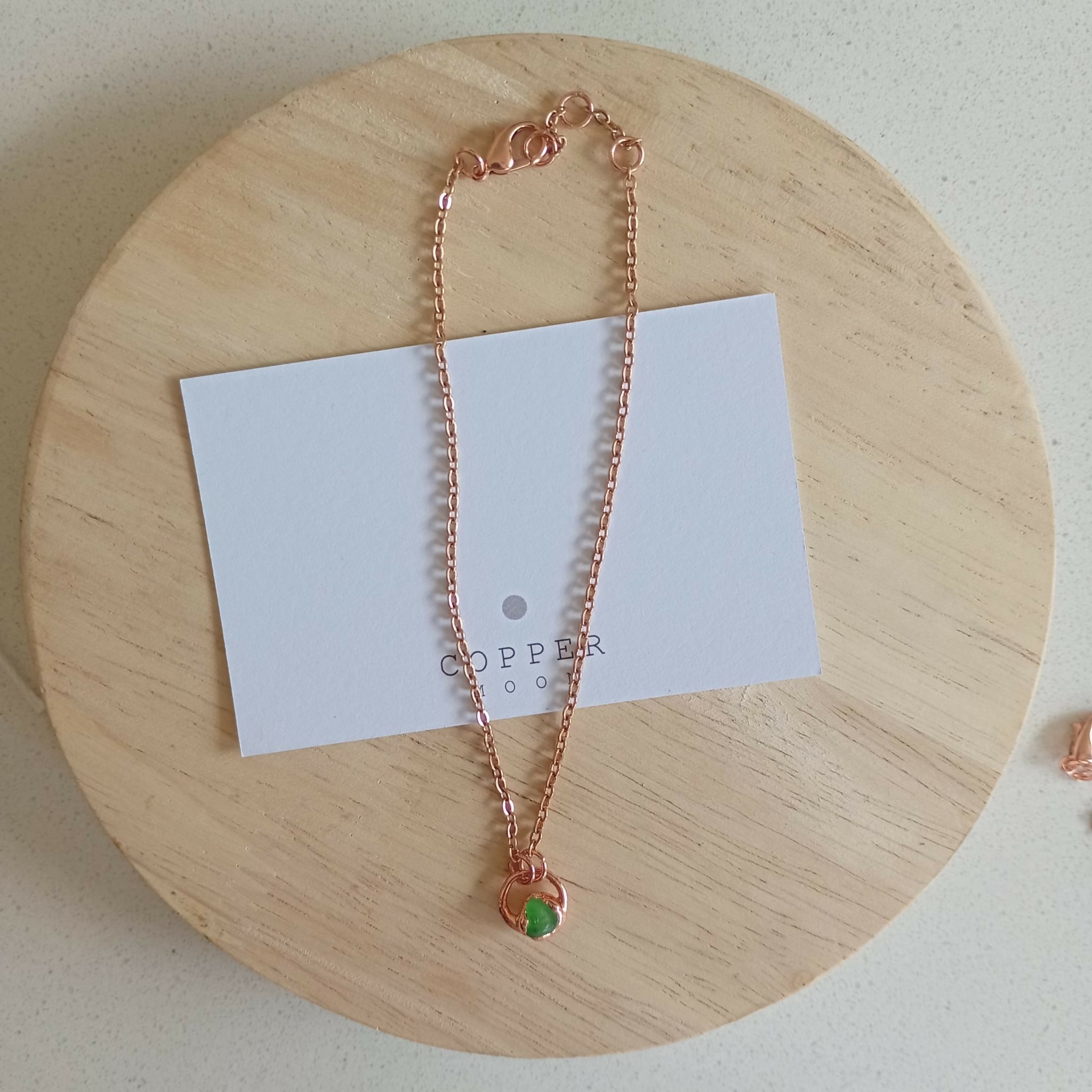 Seaglass Anklet