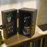 Black Cat in a Box with Bookcase