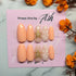 Reusable Star and Hibiscus Flower Handmade Press On Nails