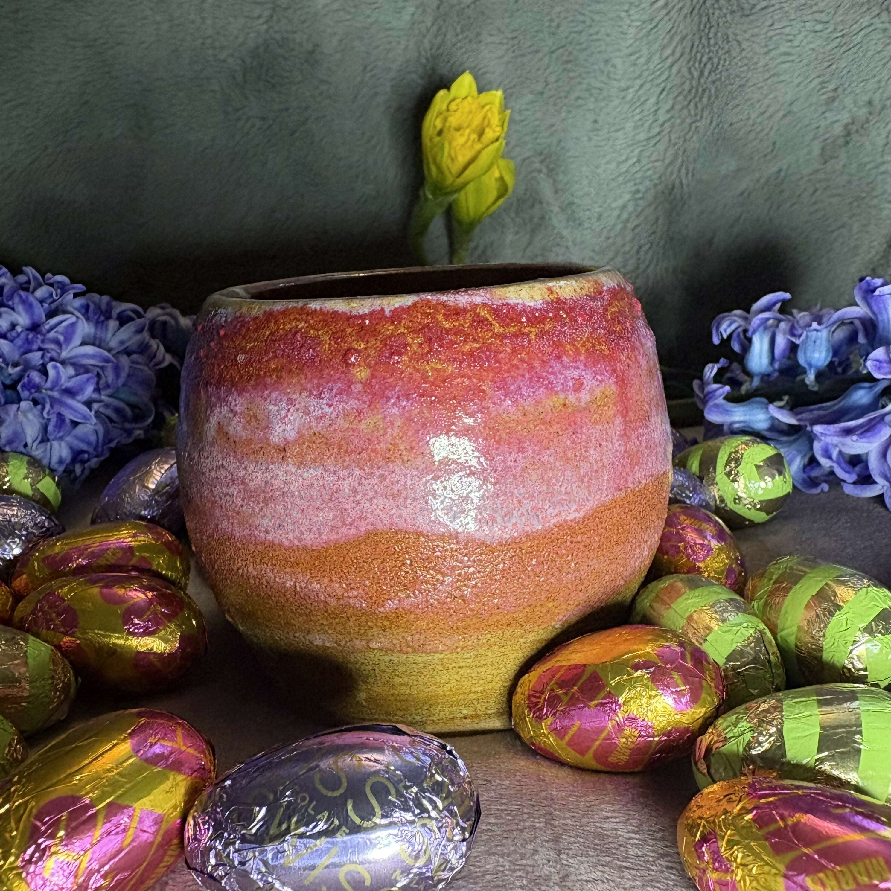 Textured Sunset Bowl