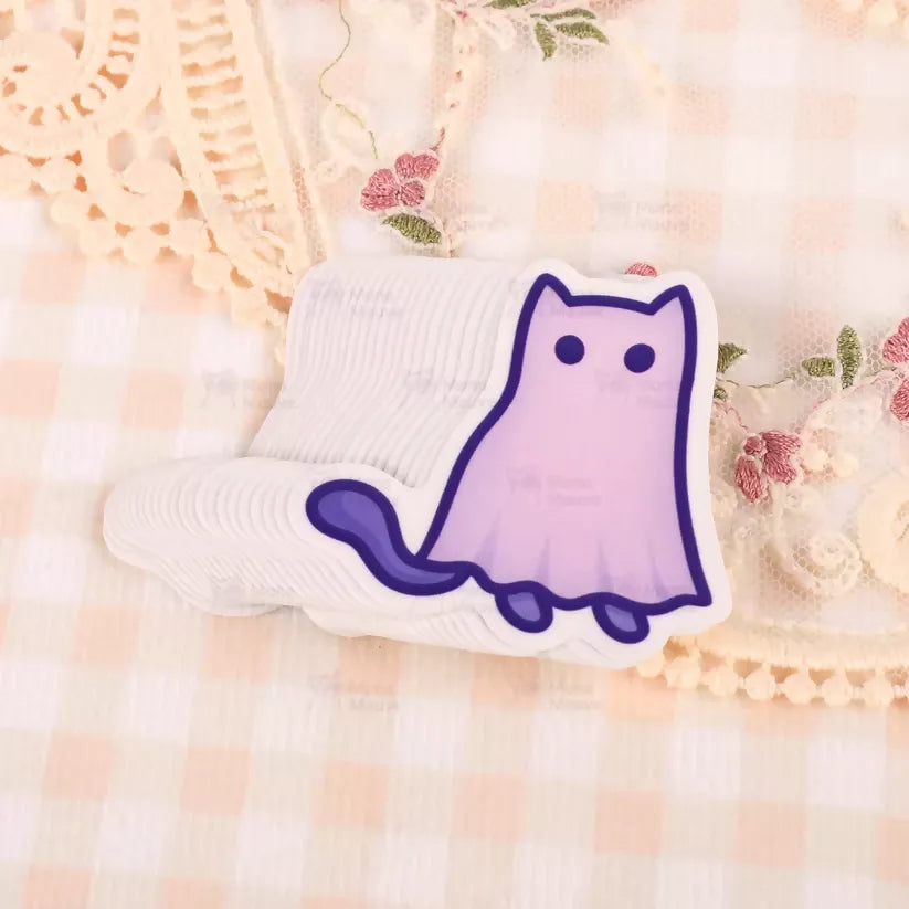 Ghost Cat Sticker