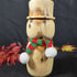 Hand Turned Festive Yew Snowman