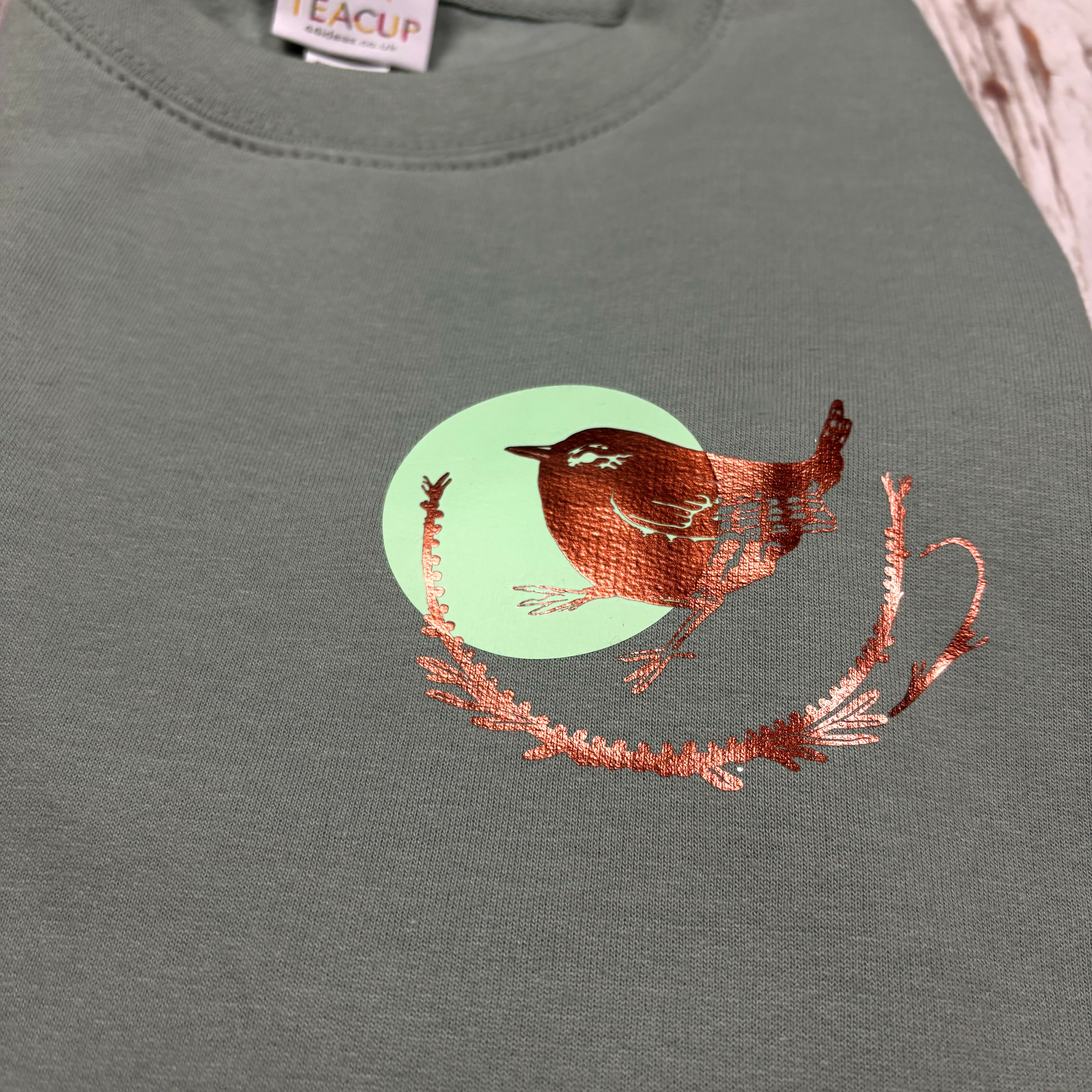 Wren Dusty Green Unisex Sweatshirt