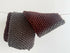 MID-LENGTH COSY CHUNKY 2-COLOUR SCARF - MAHOGANY & FAWN