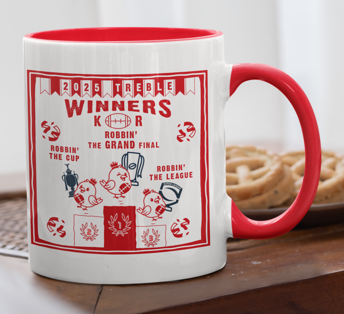 Hull KR Mug CHAMPION ROBINS Design