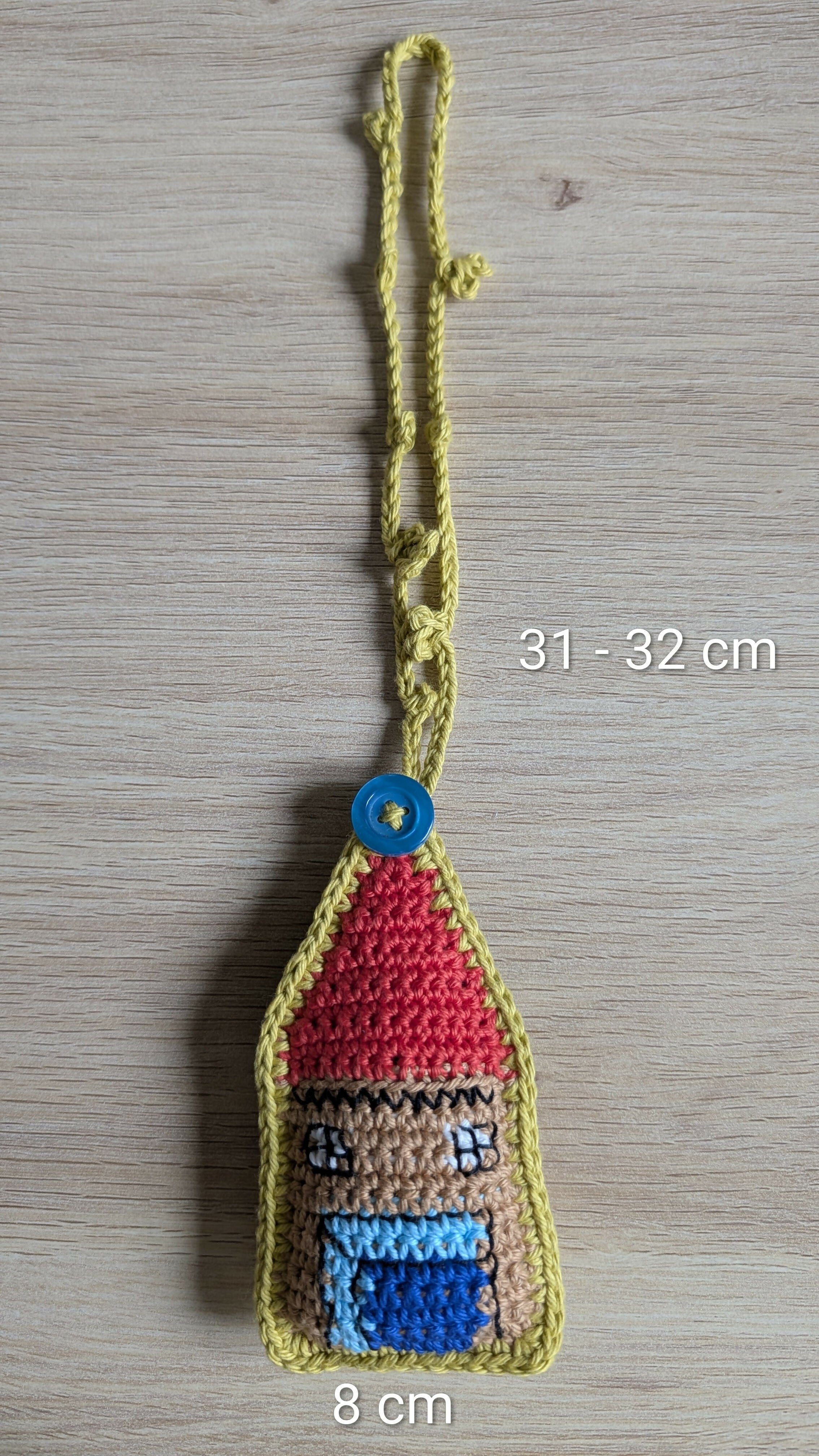 Tiny House (lime & red)
