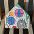 Painted Wooden House - Fairy Cottage