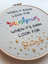 DIY Embroidery Kit For Beginners - Look For Rainbows