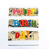 Comic Book Lines Upcycled Birthday Card