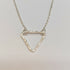 “Tria” Sterling Silver Triangle Pendant