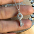 Sterling Silver Key Necklace