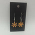 Sunflower Yellow Enamel Flower Earrings