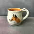 Handpainted Stoneware Fox Mug