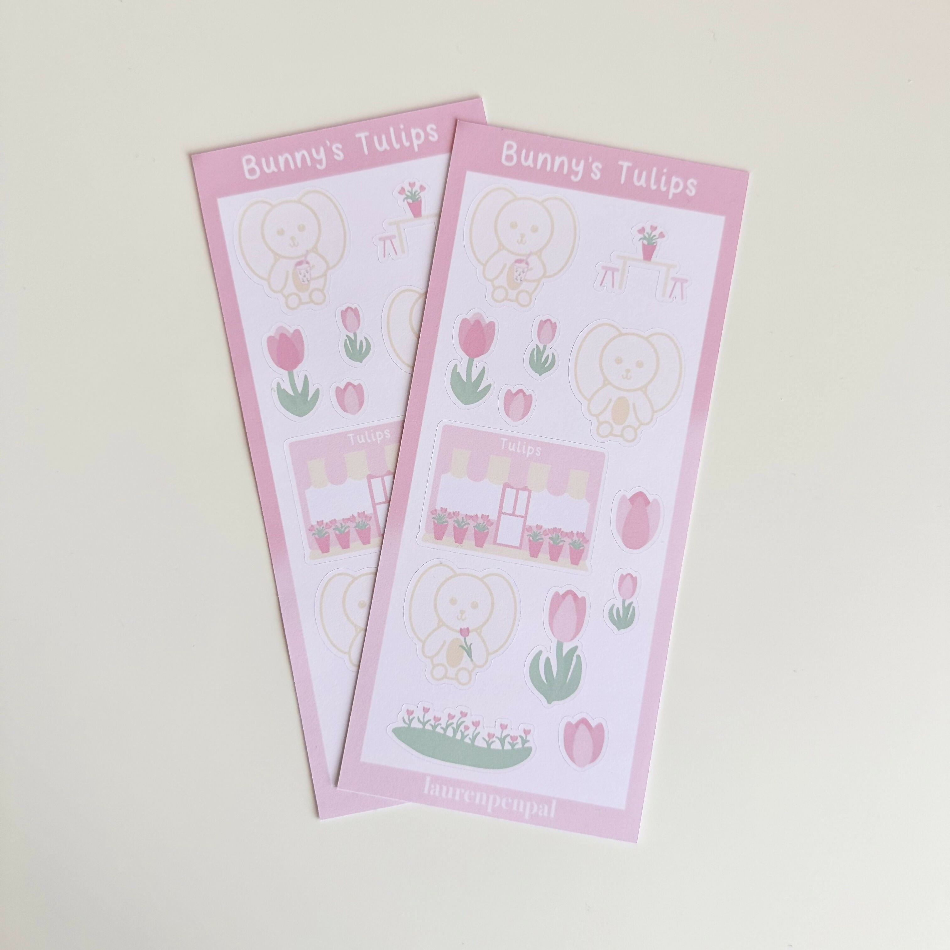 Bunny's Tulip Sticker Sheet
