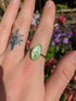 QUEEN'S LACE MARQUISE GOLD NAVY RING