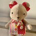 Teddy In Stripe and Flower Dress