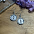 Lovely Silver Plated Lightening Bolt Earrings