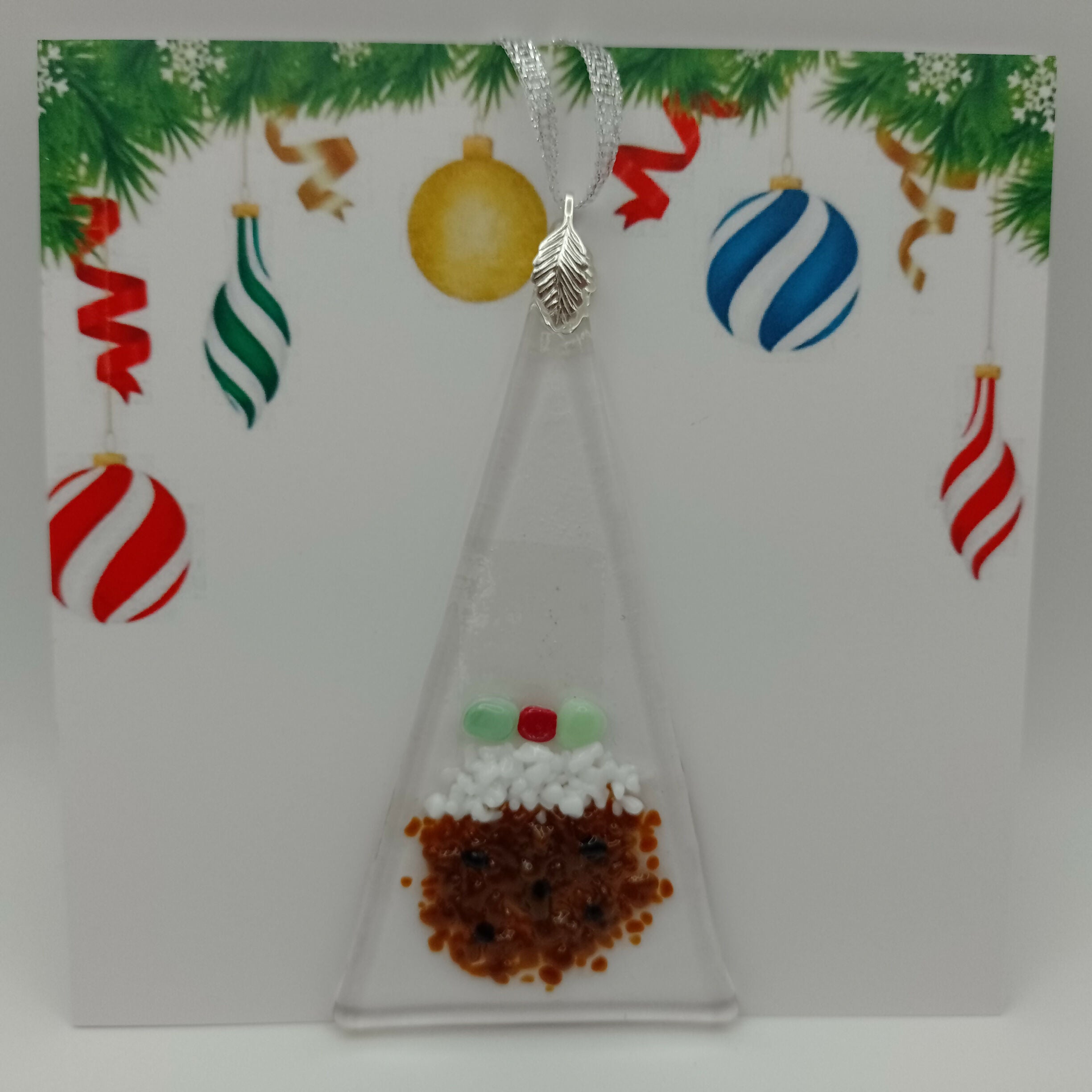 Fused Glass Christmas Card