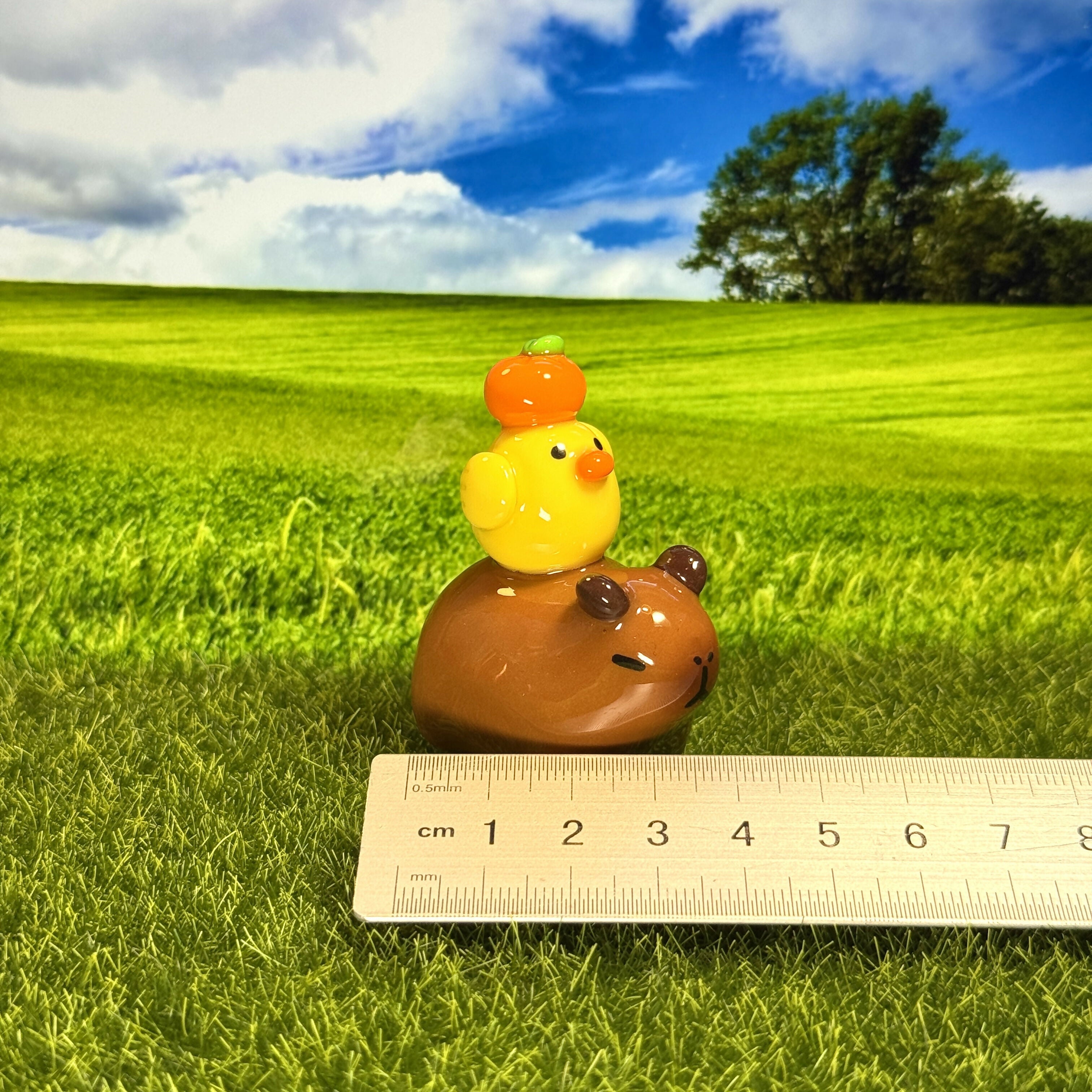 Capybara & Duck Figure
