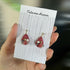 Pendant Crystal Embroidery Earrings (Waterdrop)