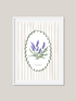 Lavender Coquette Style Art Print