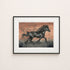 Black Horse Illustration, A5 Print
