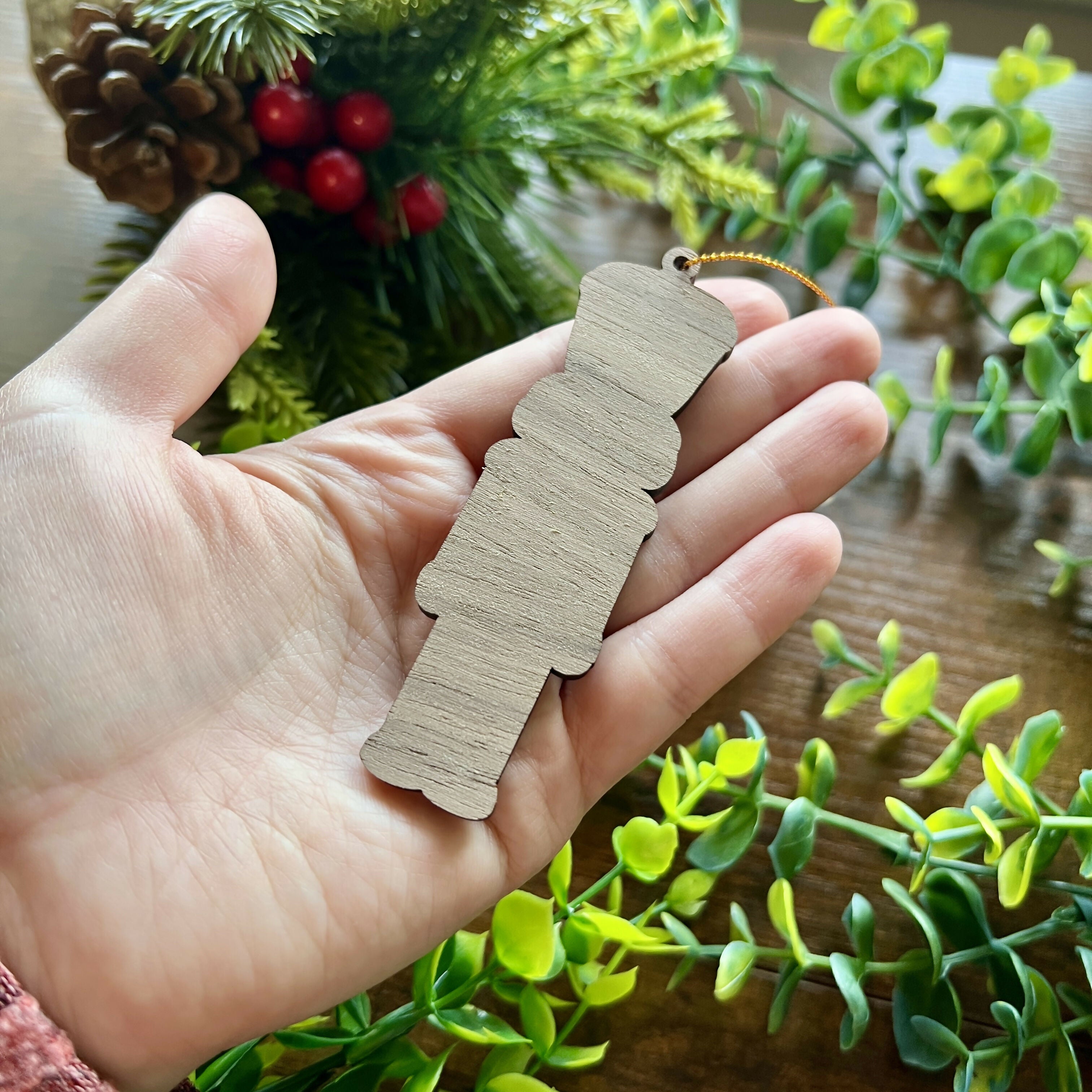 'Frederick' Nutcracker Wooden Decoration