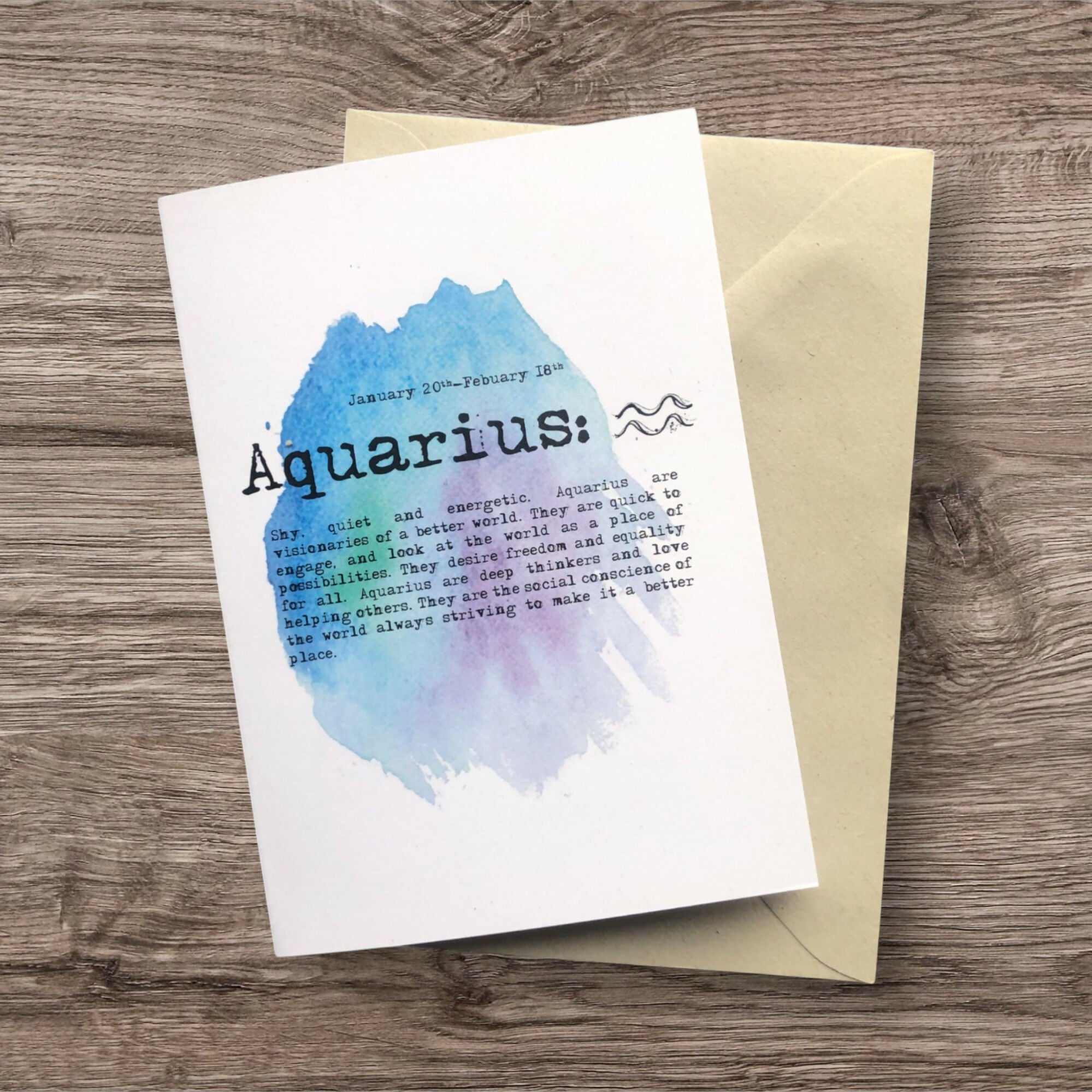 Aquarius Card