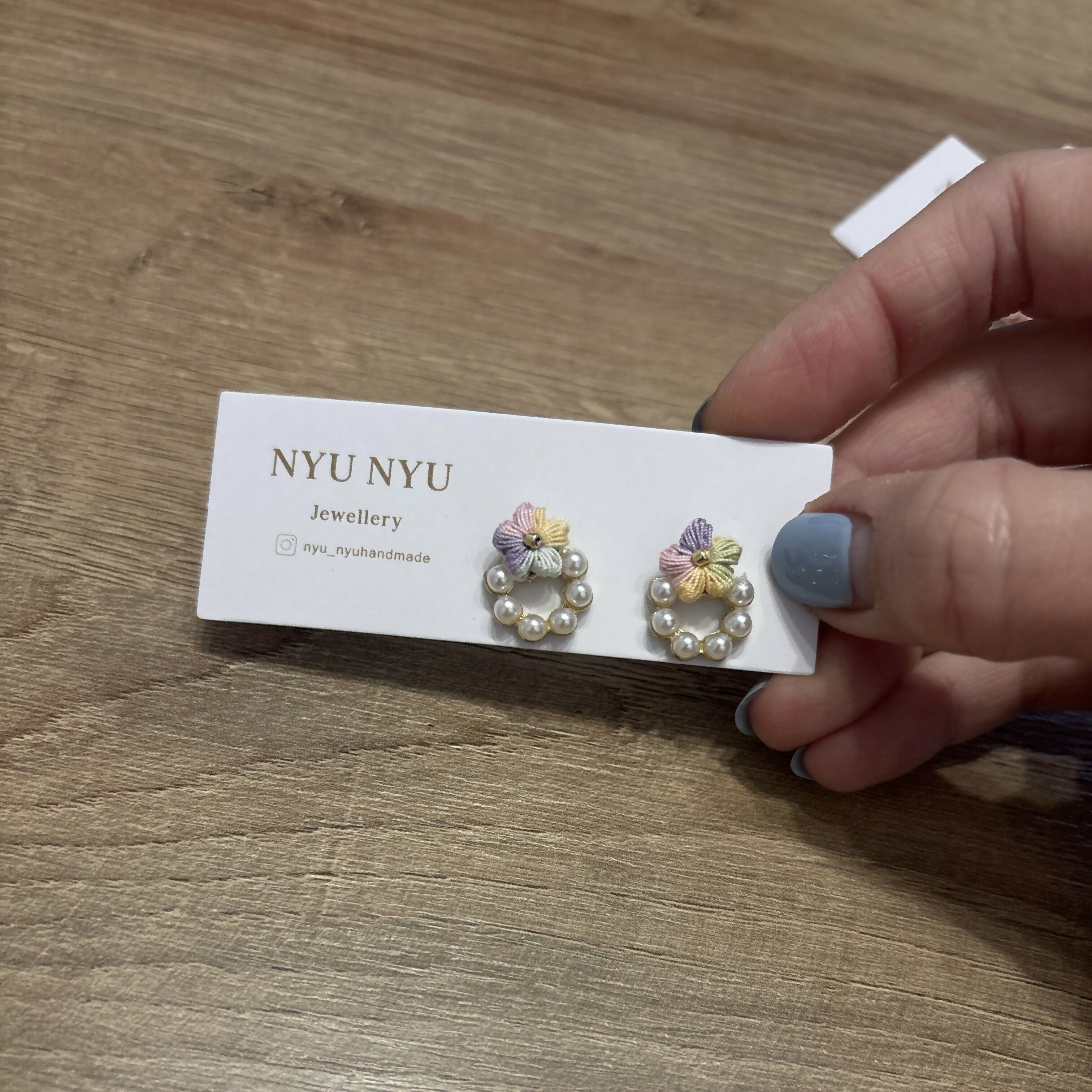 Micro Crochet Flower Earrings