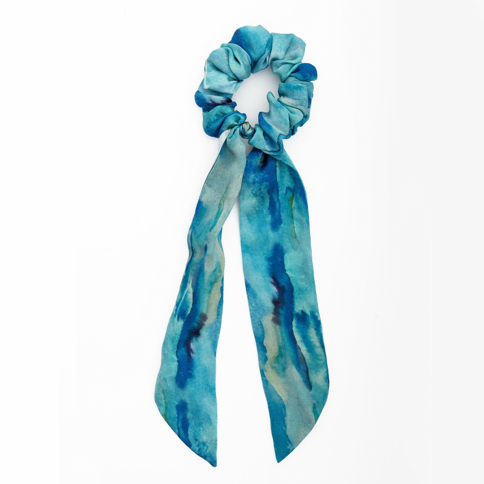 Silk Scarf Scrunchie - Various Designs