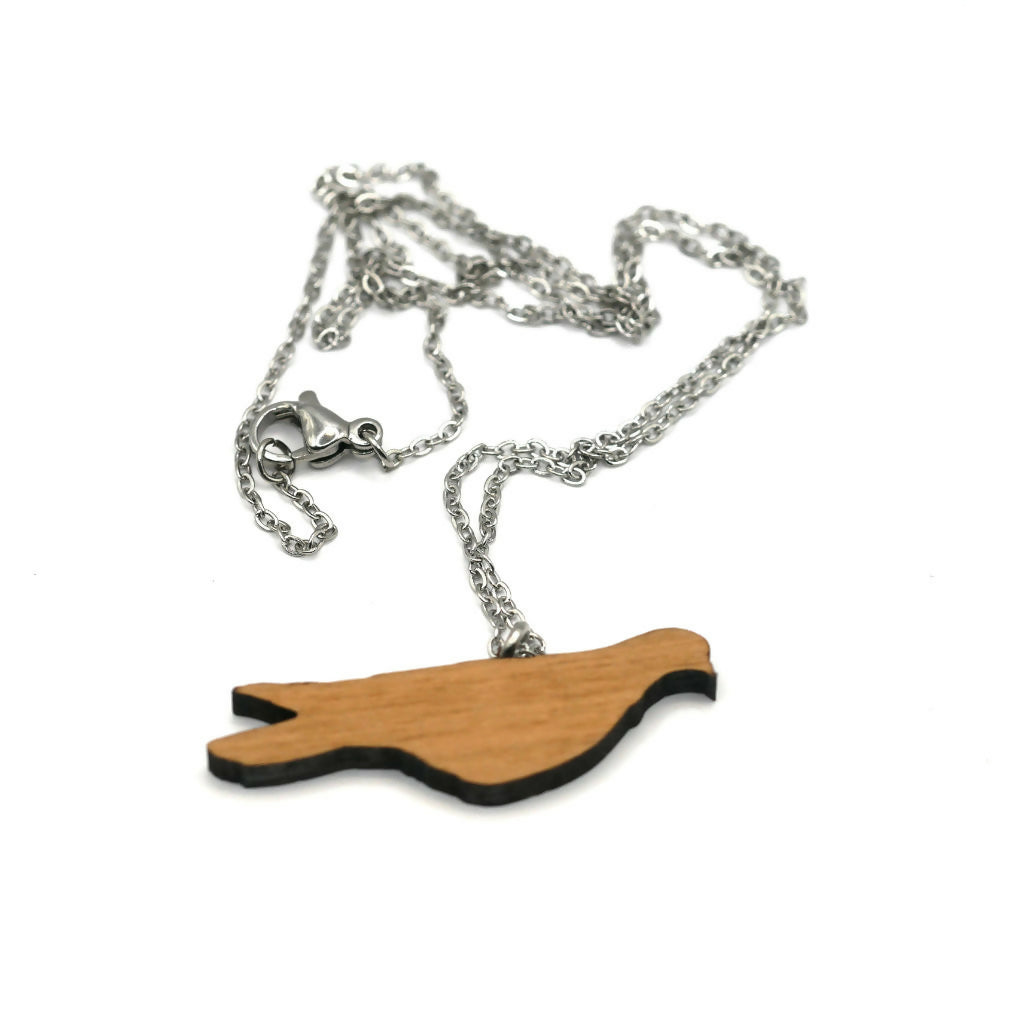 Pigeons Necklace and Stud Earrings Set