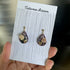 Pendant Crystal Embroidery Earrings (Waterdrop)