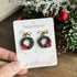 Christmas Wreath Earrings